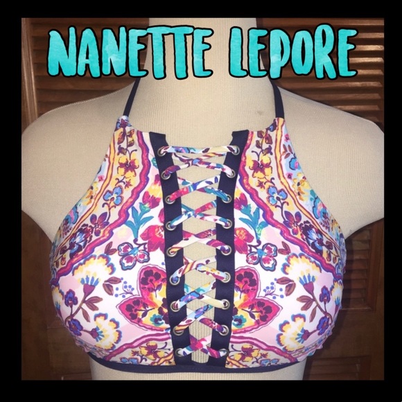 Nanette Lepore Other - 👙NWT👙NANETTE Lepore floral bikini top